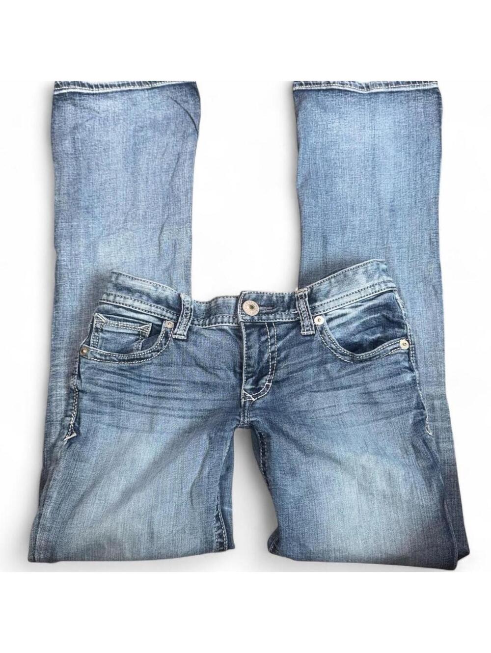 Vintage Express Low Rise barely Bootcut Jeans Y2K Size 6